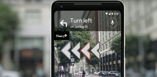 google maps AR