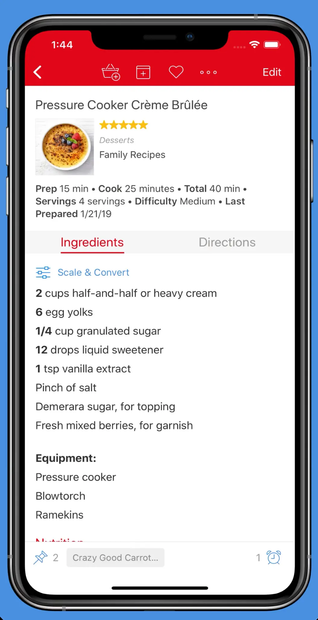 Migliori app di ricette - Paprika