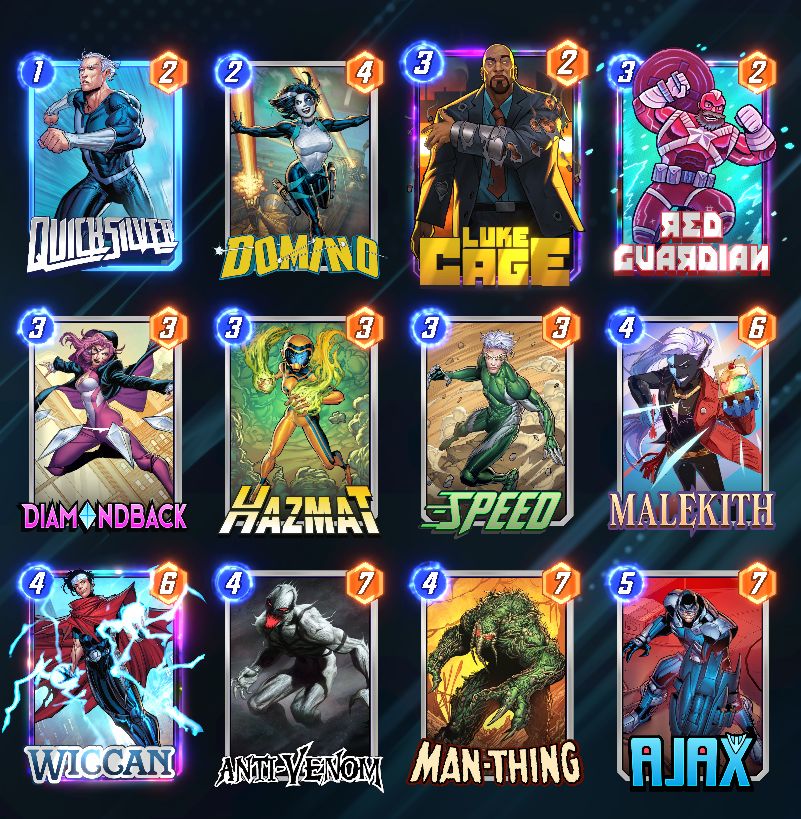 migliori mazzi marvel snap - toxic