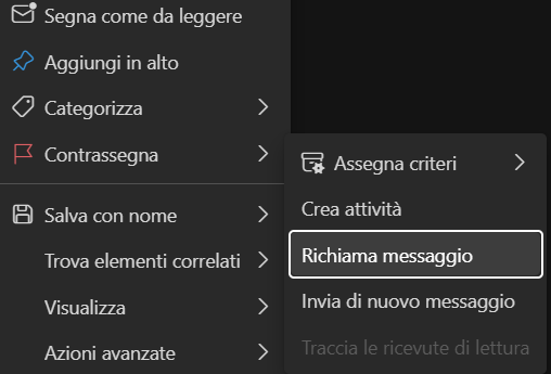 Come ritirare una mail su Outlook